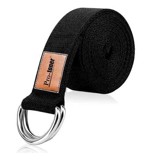 Image of Yoga Belt with D-Ring Buckle 6Ft