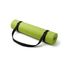 Yoga Mat 4mm Thick with Carrying Strap for Exercise and Fitness