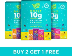 Yogabar 10g Protein Bars (18-Pack Assorted)