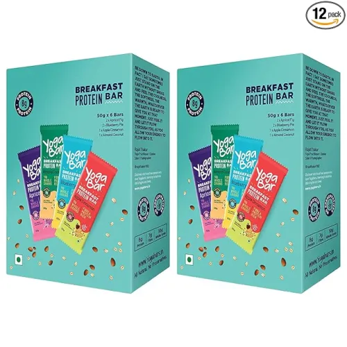 Image of Yogabar Breakfast Protein Bars, 12 Bars 