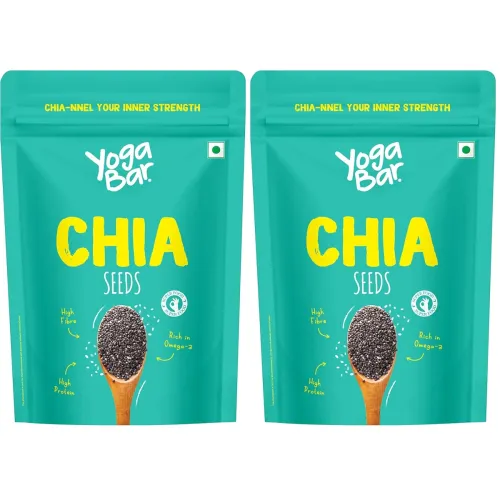 Image of Yogabar Chia Seeds 500 g pack of 2