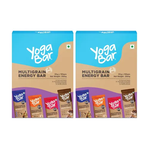 Image of Yogabar Energy High Protein Crunchy Granola Bars - Pack Of 20 