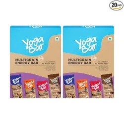 Yogabar Energy Bars Healthy Diet With Fruits Nuts Oats (Pack Of 20)