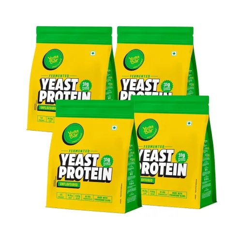 Image of Yogabar Fermented Yeast Protein Powder - Unflavoured |31g Complete Protein
