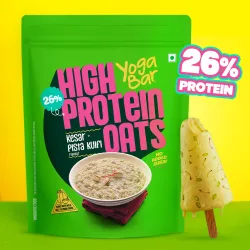 Yogabar High Protein Oats, Kesar Pista Kulfi, (1 kg)