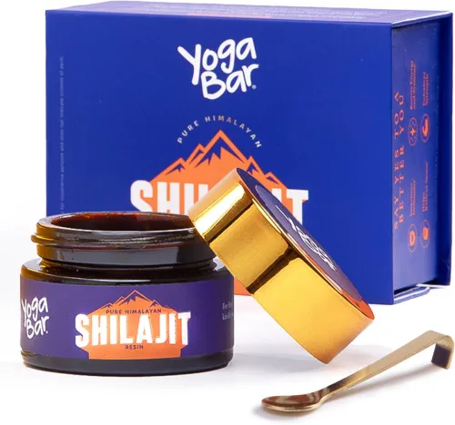 Image of Yogabar Himalayan Pure Shilajit/Shilajeet Resin 20g | 75% Fulvic Acid | Lab Report Inside (20 g)