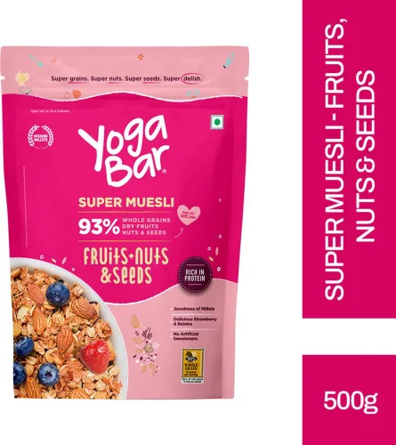 Image of Yogabar Muesli 500g Fruits Nuts&Seeds