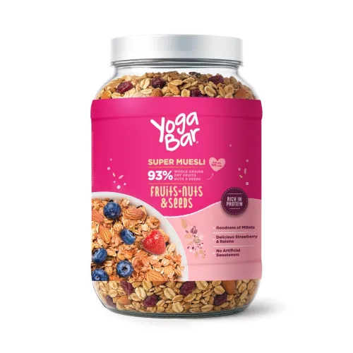 Image of Yogabar Muesli Fruit And Nuts 1kg Jar