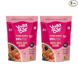 Yogabar Muesli Fruit And Nuts (700G - Pack Of 2)