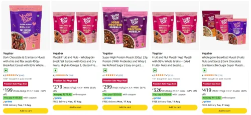 Image of Yogabar Muesli starting at ₹199