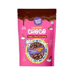 Yogabar Multigrain Chocos Cereal for Breakfast, Zero Maida, Delicious Chocolate Chocos for Kids & Adults, Protein Food, 0 Added Preservatives, Contains Jowar, Bajra, Ragi, Quinoa & Oats, 345...
