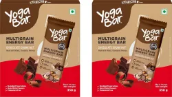 Yogabar Multigrain energy bar choco chunk nut Box (2 x 350 g)