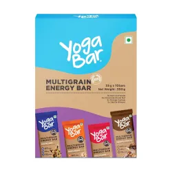 Yogabar Multigrain Energy Bars Variety Pack 10 Bars
