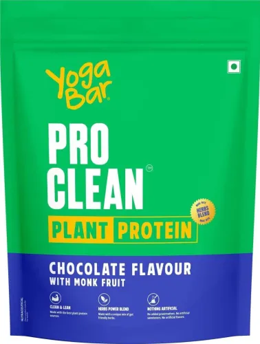 Image of Yogabar Plant-Based Protein Powder - Chocolate, 500g