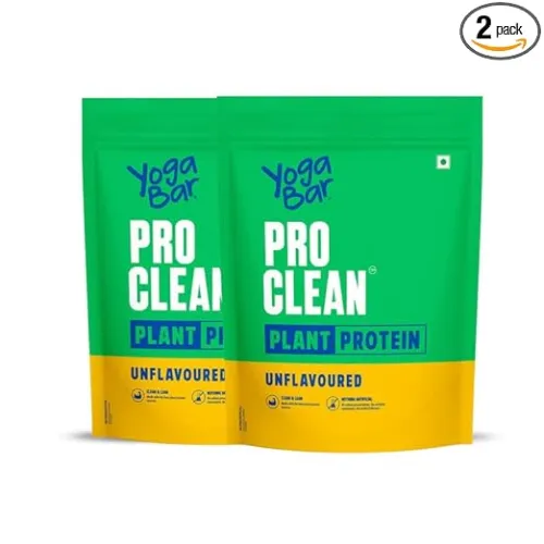 Image of Yogabar Pro Clean Plant Protein – Unflavoured (Pack of 2)