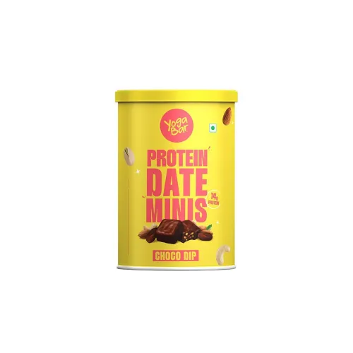 Image of Yogabar Protein Date Minis Bites Choco Dip 200g Pack (10 x 20g)