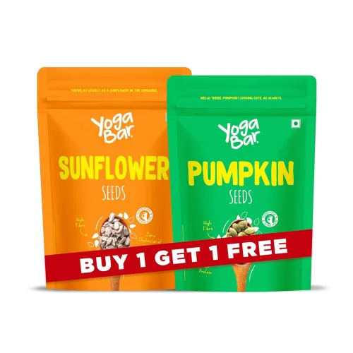 Image of Yogabar Pumpkin Seeds Unroasted Seeds 250gm (Pack of 2)