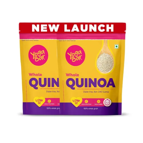 Image of Yogabar Quinoa 2 kg (1 kg, Pack of 2) | Gluten Free Quinoa |.