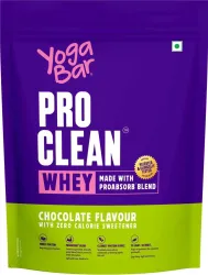 Yogabar Whey Protein Isolate + Concentrate|Chocolate 907g|25g Protein/Scoop|2lbs Whey Protein (907 g, Delicious & Chocol