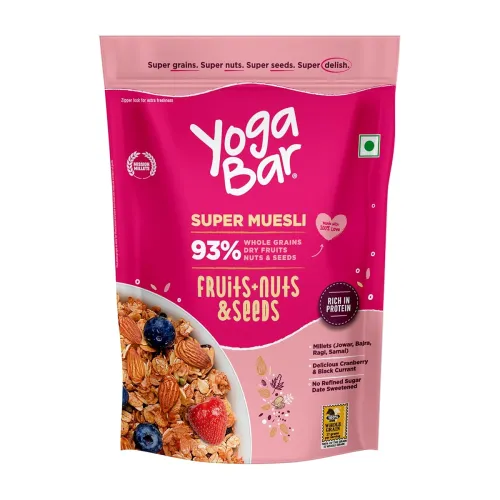 Image of Yogabar Wholegrain Breakfast Muesli Fruits 700g 
