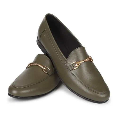 Image of YOHO Bliss Comfortable Slip On Formal Buckle Loafer for Women