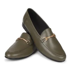 YOHO Bliss Comfortable Slip On Formal Buckle Loafer for Women