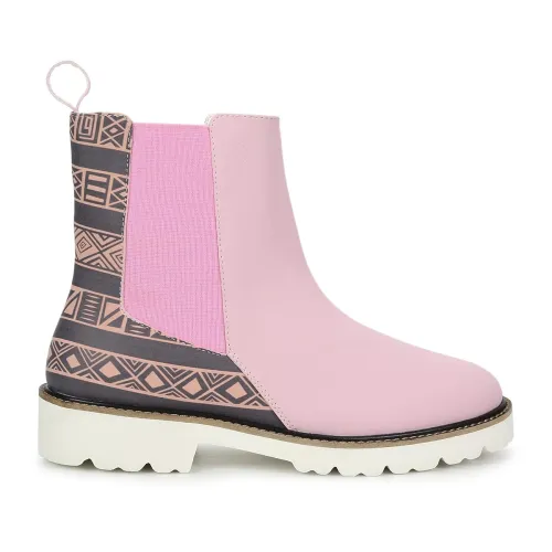 Image of YOHO Women Printed Boots Stylish Comfortable Lightweight