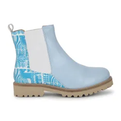 YOHO Women Printed Boots Stylish Comfortable Lightweight