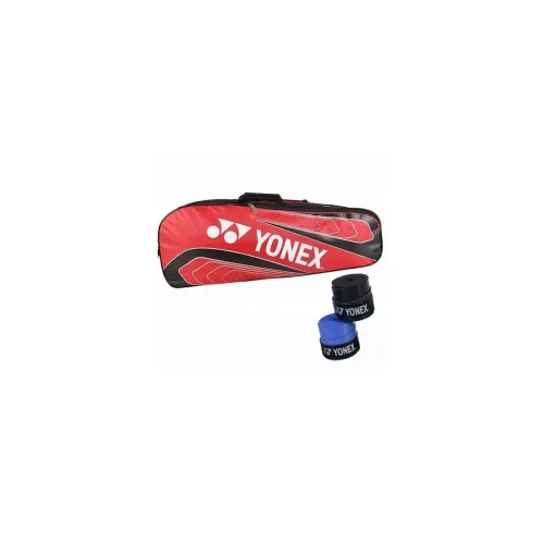 Image of YONEX Badminton Kitbag, & Tech 501 2 Badminton Grip (Multicolour Sets)