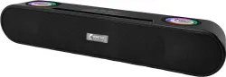 YOROTO Wireless RGB Soundbar 20 W Bluetooth Soundbar (Black, 2.1 Channel)