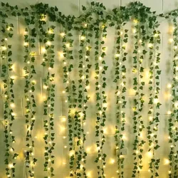 YOUNG STAR 8Ft Vine,For|Home|Office|Garden|Decoration Artificial Plant  (213 cm, Green)