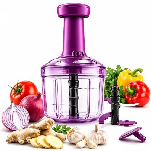Image of YOUONE Premium Large Steel Manual Food Chopper 1000 ML