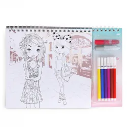 Youreka Fashion Activity Kit for Girls | DIY Dress-Up, Sticker & Coloring Set