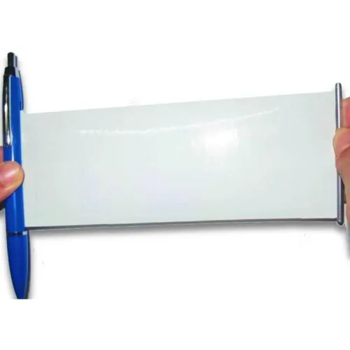 Image of YourPals Rollout Paper Pen Blue Ink | Pull Out Banner Pen