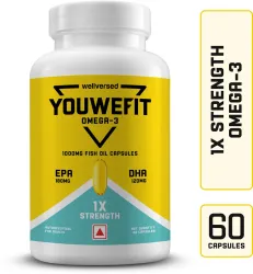 YouWeFit Omega-3 Fish Oil 60 Capsules