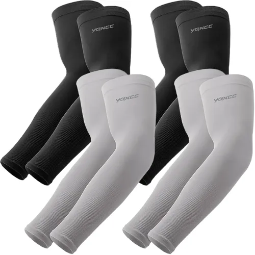 Image of YQXCC 4 Pairs UV Sun Protection Arm Sleeves