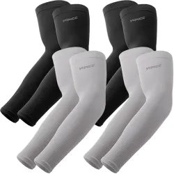 YQXCC 4 Pairs UV Sun Protection Arm Sleeves