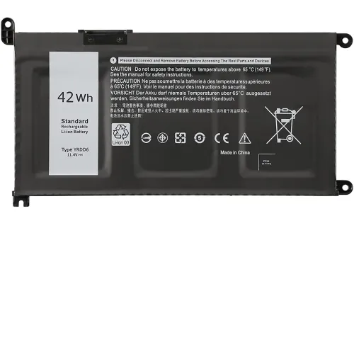 Image of YRDD6 Battery for DELL Inspiron 7586 5482 5485 5491 5591 3310 2-in-1 5593 5591 5480 3493 3582 3583 3584 3593 3793 5493 5