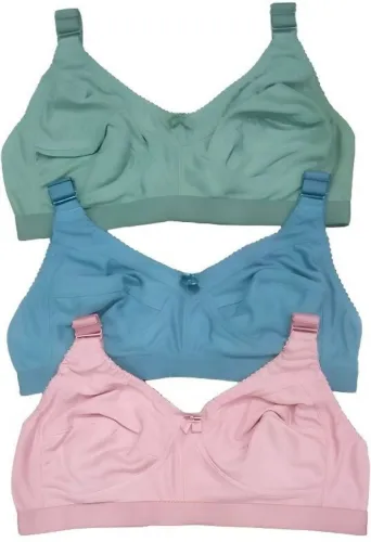 Image of Yurick  Pack of 3 Women Full Coverage Non Padded Bra