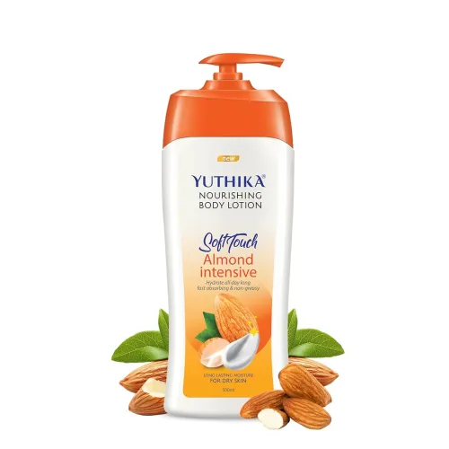 Image of Yuthika Naturals Almond Soft Touch Body Lotion 500ml
