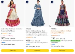 Zaalima Fashion Lehenga Choli at minimum 78% Discount
