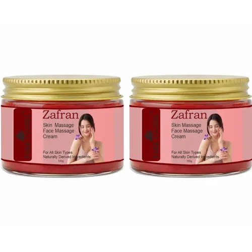 Image of Zafran Face Cream For Brightening & Glow - 100 g Each Set Of 2 
