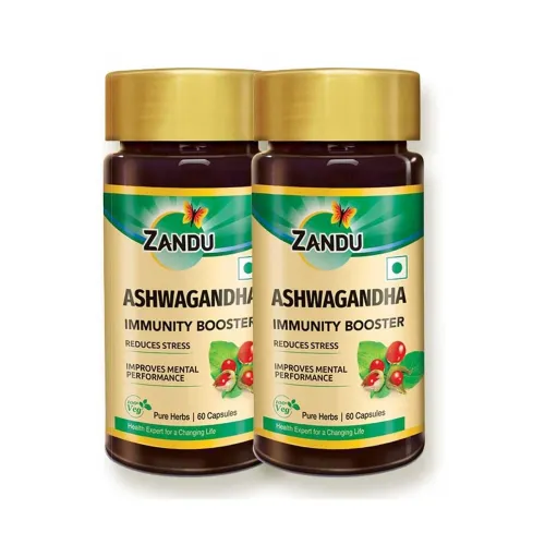 Image of Zandu Ashwagandha Capsules 60Tabs*2