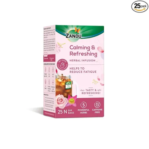 Image of Zandu Calming & Refreshing Herbal Infusion Tea (25 Bags)
