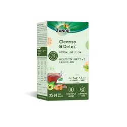 Zandu Cleanse & Detox Herbal Green Tea (25 Tea Bags)