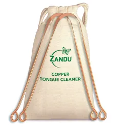 Zandu Copper Tongue Cleaner (Pack of 2)