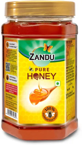 Image of ZANDU Pure Honey, 100% Purity, No Added Sugar (1 kg)
