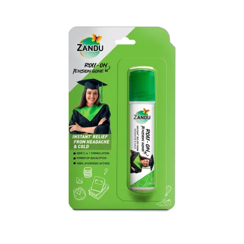 Image of Zandu Roll On-Tension Gone- Ayurvedic Roll-On, 10ml