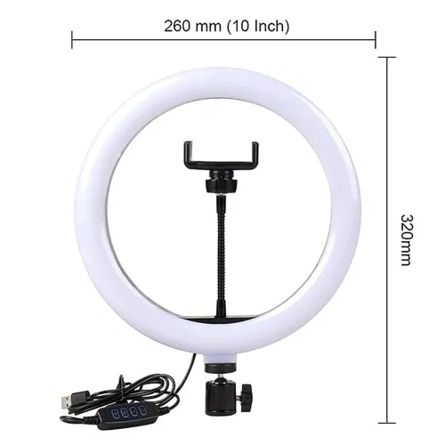 Image of ZAPIO 10" Portable LED Makeup Ring Light