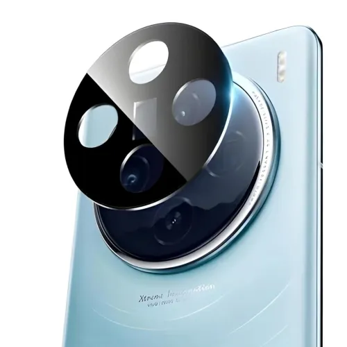 Image of ZARALA Glass Camera Lens Protector For Vivo X100 [9H Hardness] [6D Lens Protector ] [Easy Installation] Black (Vivo X100